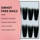 thumbnail image 5 of Uñas postizas SINHOT Coffin Press on Uñas con acabado largo y brillante, 5 of 7