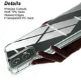 thumbnail image 6 of MHWL Clear Hard PC & TPU Cell Phone Case for Motorola Moto G 5G (2024), 1 Count, 6 of 16