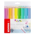 thumbnail image 1 of Kores - Kolores Pastel 24 lápices de colores, forma triangular, lápices de colores con tonos pastel, 1 of 10