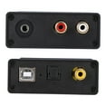 thumbnail image 3 of With USB Cable, Coaxial/Optical/Stereo Output USB DAC Audio Converter, USB Audio Sound Card, For Laptop, 3 of 8
