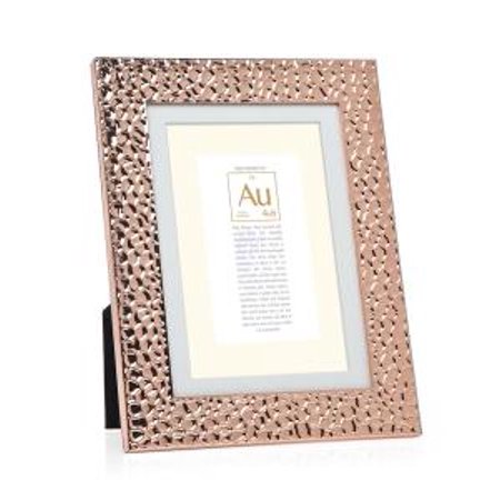 Download 4x6 Hammered Rose Gold Picture Photo Frame Standing ...