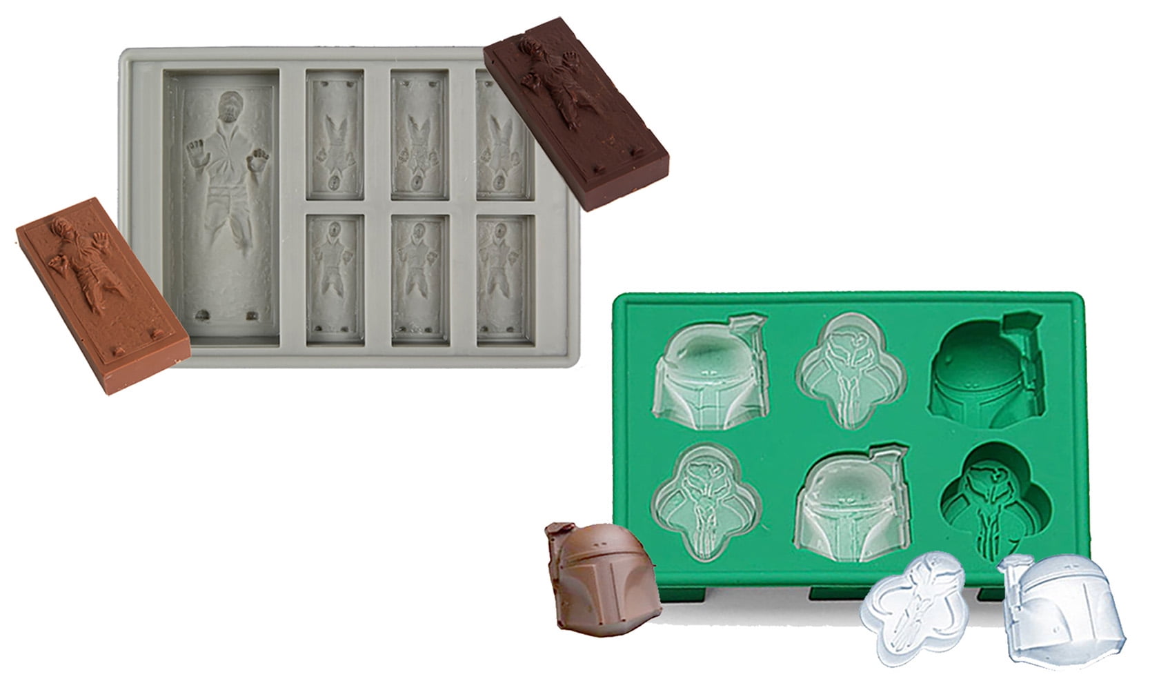 Ice Tray SW 2pk Vader/Boba Fett