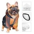 thumbnail image 3 of Fotbe Lighthouse At Sunset Coast Sudadera con Estampado para Perros Pequeños – Suéter con Capucha para Mascotas, Tela Suave de Forro Polar con Bolsillo-X-Small, 3 of 7