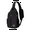 Black, variant on WATERFLY Sling Bag Crossbody Shoulder Bag Lightweight Travel Hiking Men Women-Black