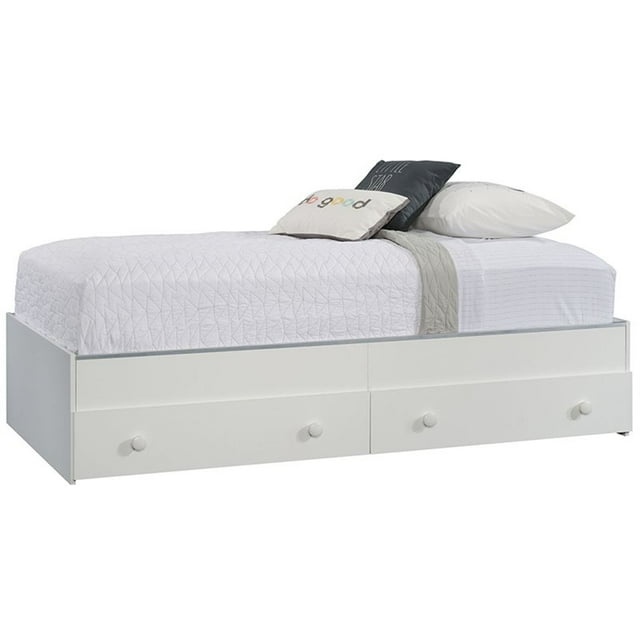 Sauder Pinwheel Jumeaux Copains Enfants Lit en Blanc Doux