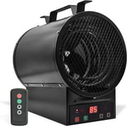 Adjustable Portable Forced Air Heater - Electric Garage Heater, Portable Space Heater with Thermostat for Workshop, Warehouse, Large Storage Area