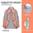 thumbnail image 5 of Traditional Tribal Mandala Waterproof Bookbag - Stylish Backpack with Spinal Support, 5 of 6