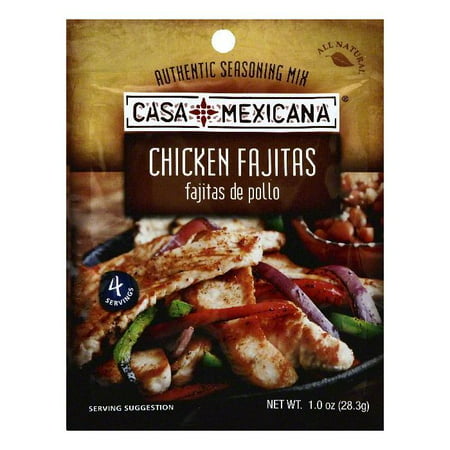Casa Mexicana Chicken Fajitas Mix, 1 OZ (Pack of (Best Seasoning For Fajita Chicken)