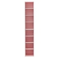 thumbnail image 4 of Seizeen 8-Tier Book Shelf, Tall Bookcase Adjustable DVD Shelf, Narrow Storage Cabinet for Home Office Corner Wall, Pink Upper and Lower Combination Cabinets, 4 of 11