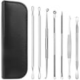 thumbnail image 1 of 7 In 1 Pimple Blackhead Remover Extractor Tool Kit, Teenitor Professional Safe Treatment For Zit Popper White Head Acne Blemish Comedone Removing For Nose Face Skin, 1 of 7