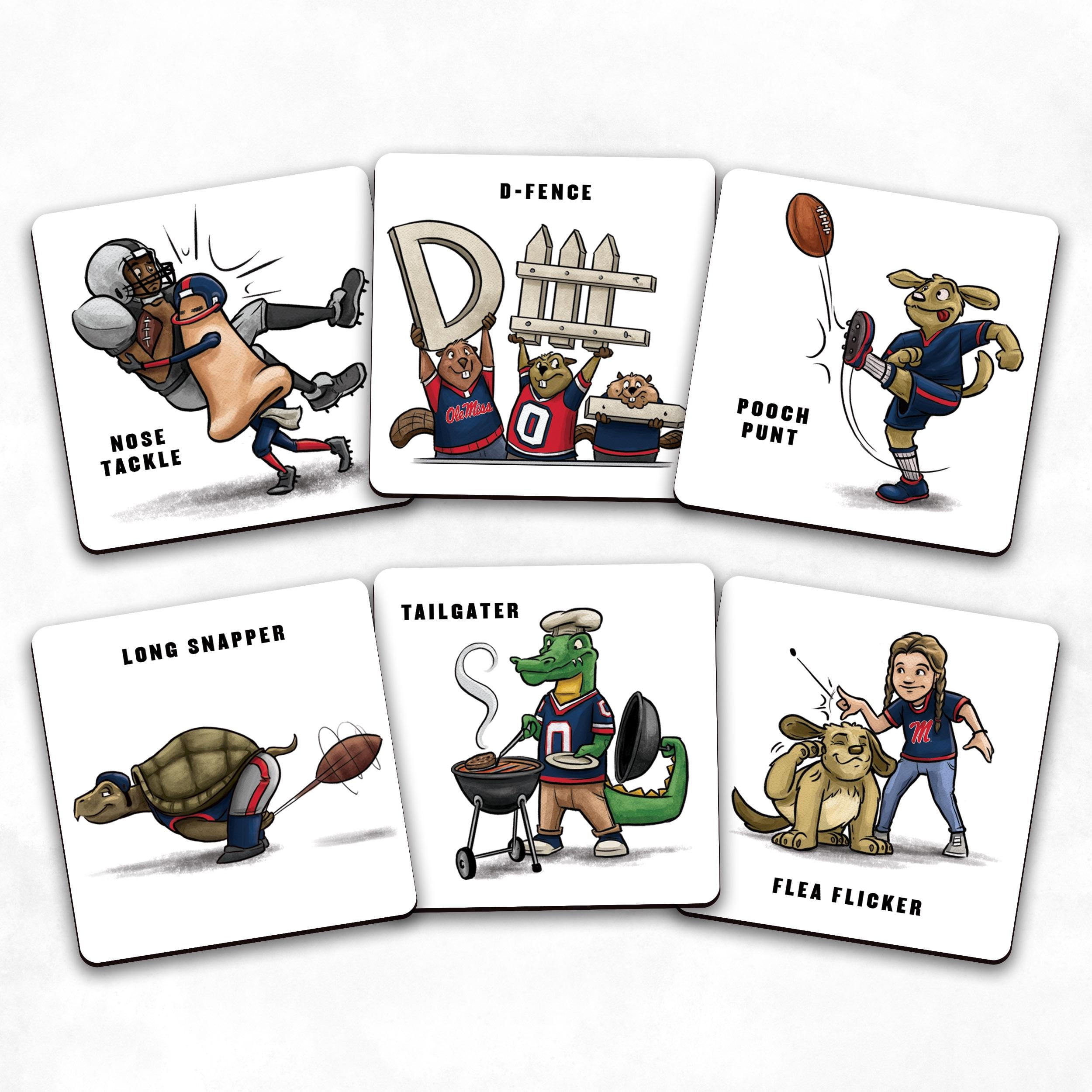 Missippi Rebels Licensed Memory Match Game