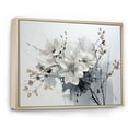 thumbnail image 2 of Designart "Orchids Flowers Asian Painting I" Asian Floater Framed Canvas Art Print, 2 of 7