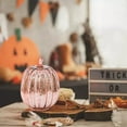 thumbnail image 4 of Twinkle LED Light Pumpkins – Timer Lighted Sparkling Starry Night Glass Pumpkins, Fall & Halloween Decorations for Home, Bedroom, Bathroom & Hallway, Magical Seasonal Lighting Decor, 4 of 4