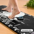 thumbnail image 2 of Kitchen Rugs Skull Kitchen Mats for Floor, Anti Fatigue Mats for Kitchen Floor Mat Cushioned, Dancing Lovers Kitchen Mat 2 Piece, Black and White Mats Non Skid Waterproof, 2 of 5