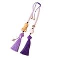 thumbnail image 3 of Shangren Buddha Statue Hanging Ornament Dangle Accessory Car Rear View Mirror Pendant Violet with Gift Box, 3 of 7