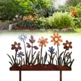 thumbnail image 2 of Metal Outdoor Flowers,Metal Flower Garden Stakes,Lawn Art Decor Plants Yard Decorations,Metal Wild Flowers Stakes,Fence Topper Decor,Metal Garden Flowers,Metal Flowers Yard Art,Metal Yard Art,1PCS, 2 of 7