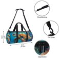 thumbnail image 5 of Turtle Dance Bag, Shoe Bag, Duffle Bag, Luggage Bag: 17.7 Inch Sports Bag with Interior Zipper Pocket and Large Capacity, 5 of 6