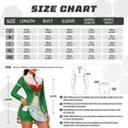 thumbnail image 7 of Aplkyhs Christmas Elf Women's Two Piece Tennis Dresses Set Quarter Zipper Long Sleeve Two Piece Lightweight Activewear Golf Dresses Set S-2XL Moisture Wicking, 7 of 7