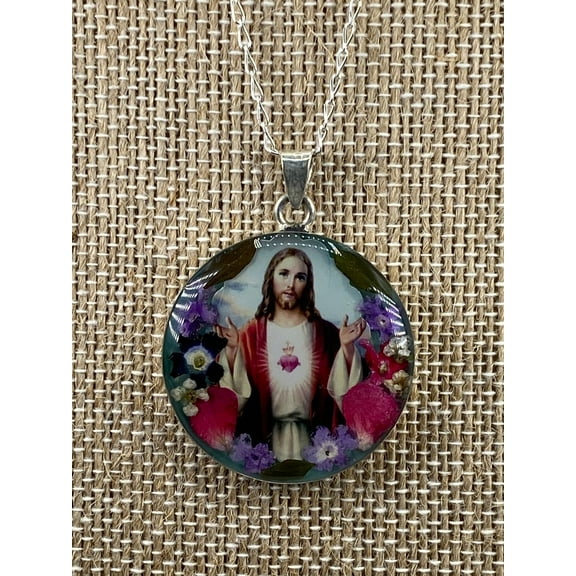 The Faith Gift Shop Sterling Silver  Lady of Guadalupe Pedestal  Bracelet