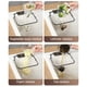 thumbnail image 4 of Colador de malla para fregadero de cocina ZJT250133205 | Filtro desechable de acero al carbono con 100 filtros | Escurridor de esponja para restos de comida | Compatible con fregaderos de cocin, 4 of 5