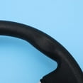 thumbnail image 2 of LEORX 1Pack Black Pu Alloy Universal Automotive Steering Wheel for Vehicles 10.82x10.03x2.55in, 2 of 8