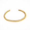 thumbnail image 2 of Bracelet en Laiton en Forme de C pour Femmes Petit Bracelet Réglable en Laiton pour Dames Fait Main, 2 of 3