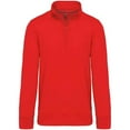 thumbnail image 1 of Kariban Mens Zip Neck Sweatshirt, 1 of 3