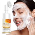 thumbnail image 2 of Turmeric Foaming Face Wash,Deep Cleansing Glow Wash Turmeric Vitamin C Facial Cleanser With Brush, Remove Excess Keratin Clean Pores, 100ML, 2 of 5
