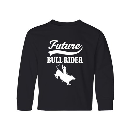 Long Sleeve Riding Shirt - Future Bull Rider Rodeo Riding Youth Long Sleeve T-Shirt