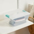 thumbnail image 5 of Sterilite Clear Medium Storage Tote, 12 Pack, & Large Storage Tote, 12 Pack, 5 of 12