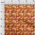 thumbnail image 1 of oneOone Cotton Jersey Orange Fabric Batik Sewing Craft Projects Fabric Printeds By Yards 58 Inches Wide, 1 of 4