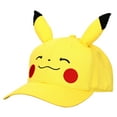 thumbnail image 2 of Pokemon Pikachu Big Face Smiling Snapback Hat with Ears, 2 of 4