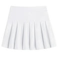 thumbnail image 4 of Grblisyd Girls Pleated Skirt Stretchy Waist Tennis Skorts with Pocket Flutter Skirt with Liner 2 In 1 Butterfly Shorts Girls 10-12 Teen Girl Clothes White 12-13 Years, 4 of 4