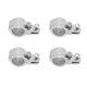 thumbnail image 5 of VOBOR Diapositiva De Mandíbula De Acero Inoxidable De 4 Piezas, Diapositiva De Mandíbula De Montaje De Hardware Marino De Acero Inoxidable 316 De 1 Pulgada Con Tornillos De Fijación Para Barco Bimini, 5 of 5