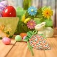 thumbnail image 5 of 10Pcs Easter Carrot Gift Bag - Reusable Plush Carrot Treat Bags with Drawstring, Perfect for Easter Egg Hunt, Candy Storage, Party Favors & Spring Decoration, Easter Party Supplies, 5 of 5