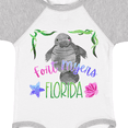 thumbnail image 4 of Inktastic Fort Myers Florida Cute Swimming Manatee Boys or Girls Baby Bodysuit, 4 of 5