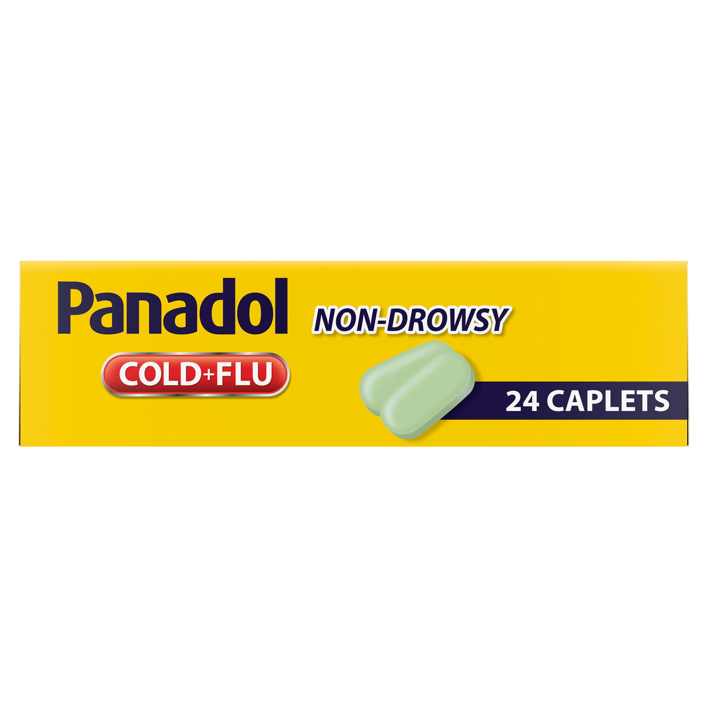Panadol Non-Drowsy Cold & Flu Caplets 325 mg Acetaminophen 24 Count