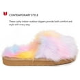 thumbnail image 2 of Minnetonka Children's Lyla Faux Fur Slippers for Girls, 13- Pink Unicorn, 2 of 6