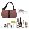 thumbnail image 4 of Coffee Color Tool Bag Organizer, Efficient Tools Bags Construction, For Carrying Screwdrivers Sleeves, 4 of 8