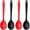 Multicolors2, variant on 4 Pieces Silicone Mixing Spoon for Cooking Heat Resistant,Large Silicone Basting Spoon Utensil Spoon Non-stick Serving Spoon for Mixing,Baking,Serving and Stirring