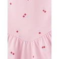 thumbnail image 2 of The Children's Place Girls Sleeveless Cherry Bar Back V-Waist Dress, Sizes XS-XXL, 2 of 3