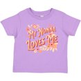 thumbnail image 3 of Inktastic Nonna Loves Me Granddaughter Flowers Girls Toddler T-Shirt, 3 of 5