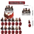 thumbnail image 4 of 32 Pcs For Red Dead Redemption Games Theme Birthday Party Decoration Set,Includes Happy Birthday Banner,13 Cupcake Toppers,and 18 Balloons Party Supplies for Celebrations, 4 of 6