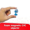 thumbnail image 2 of Junior Learning Rainbow CVC Objects Magnetic Foam Set, 40 Pieces, Ages 4-5, Phonics, Pre K-K, 2 of 7