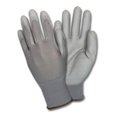 thumbnail image 1 of Poly Coated Knit Gloves, Gray, 1 of 1