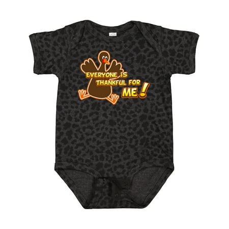 

Inktastic Everyone is Thankful for Me! Gift Baby Boy or Baby Girl Bodysuit