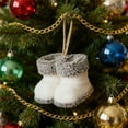 thumbnail image 5 of Bwiyojiz Home Decor Christmas Decorations Decoration Little Boot Pendant Gift Ornament Plushs, Gifts for Women, White, 5 of 7