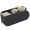 43" Black, variant on CONCETTA 30in Ottoman with Storage, Folding Foot Rest for Living Room & Bedroom, Versatile Home Bench in Soft Teddy Fabric, White
