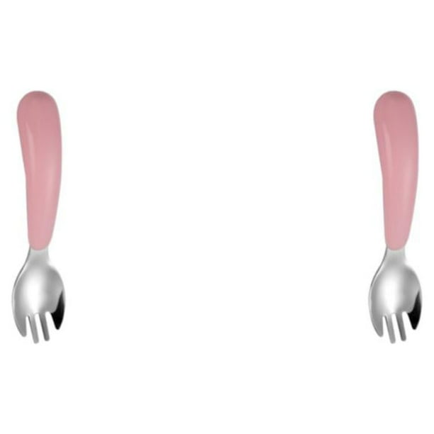 Naiovety Vajilla para niños, cuchara, tenedor, forma de alimentación de bebé, cuenco, cubertería antideslizante, juego de platos, Type5 NO5