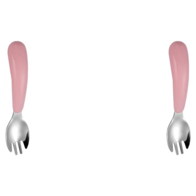 Naiovety Vajilla para niños, cuchara, tenedor, forma de alimentación de bebé, cuenco, cubertería antideslizante, juego de platos, Type5 NO5